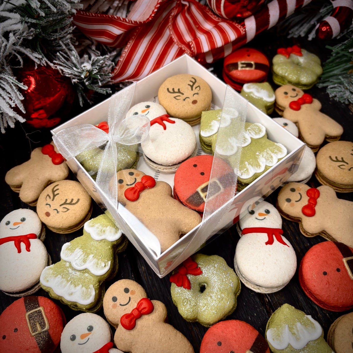 Christmas Macarons