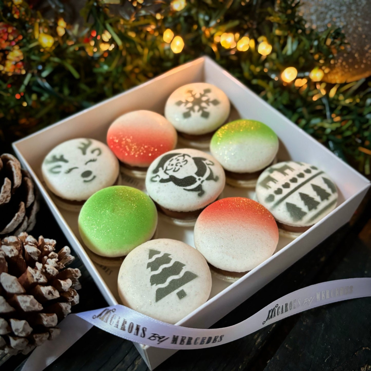 Christmas Macarons