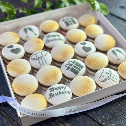 Birthday Macarons