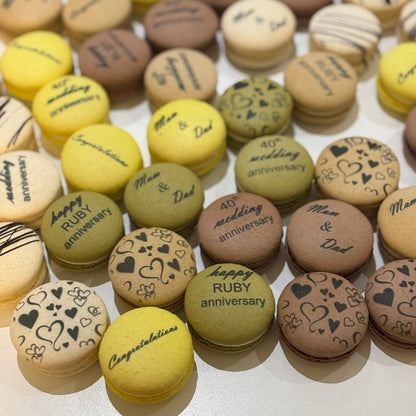 Personalised Macarons - BOX of 4