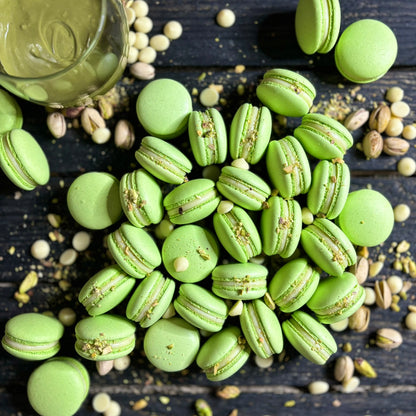 White Chocolate & Pistachio Macarons /HOME DELIVERY AVAILABLE/